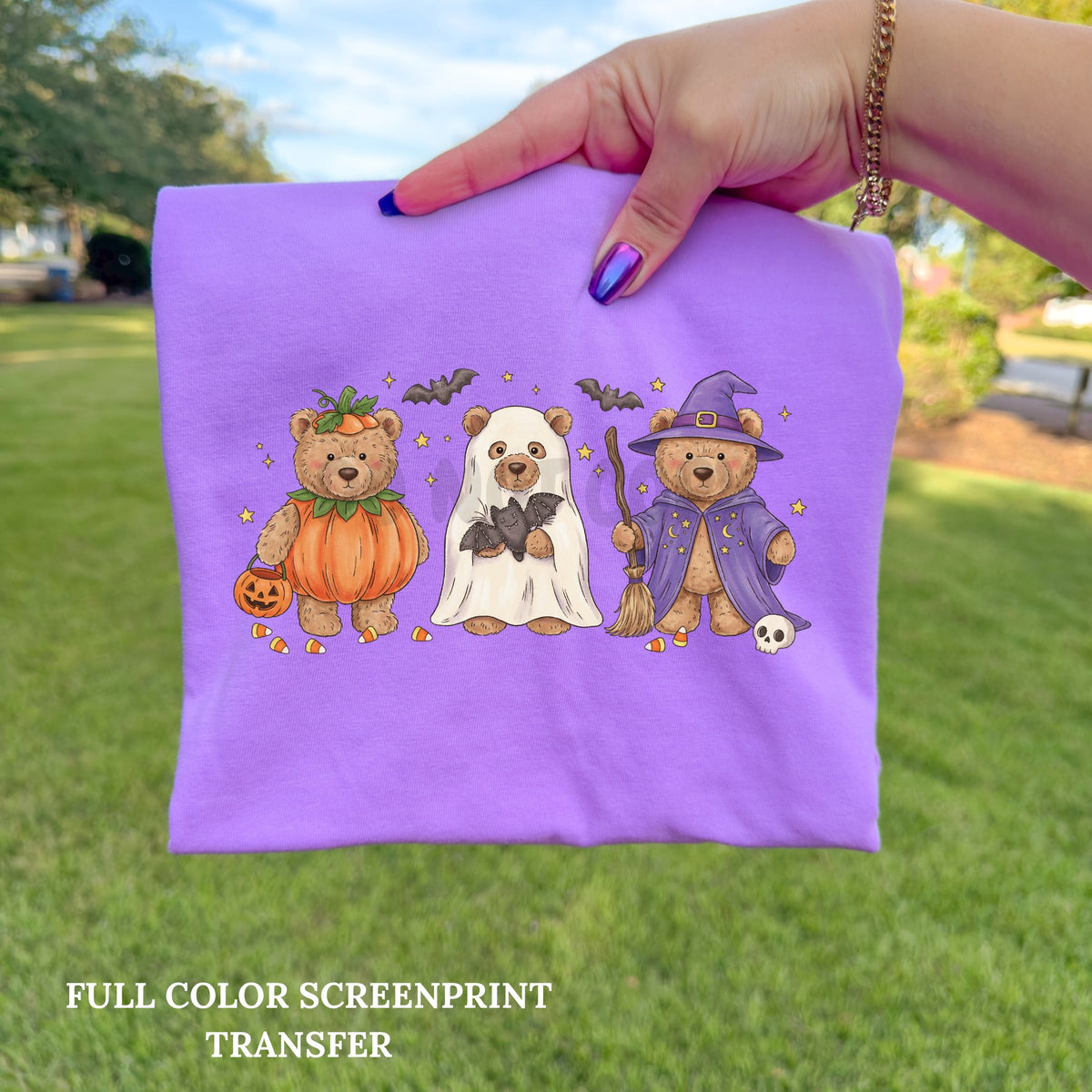 Bears Halloween - Clear Film Screen Print