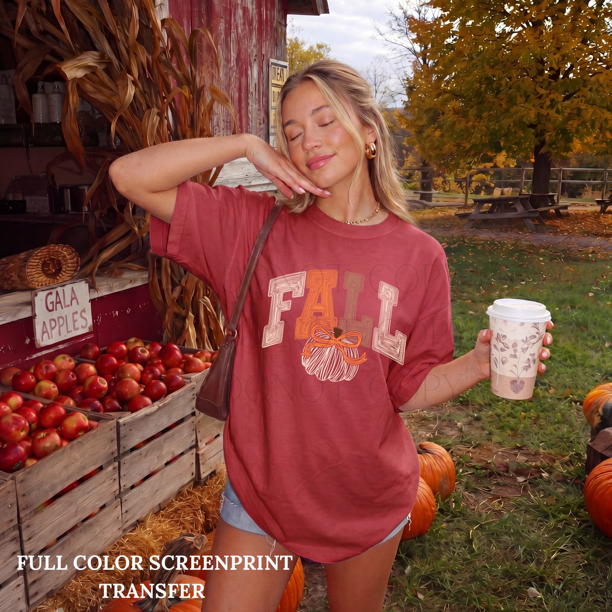 Fall-Clear Film Screen Print