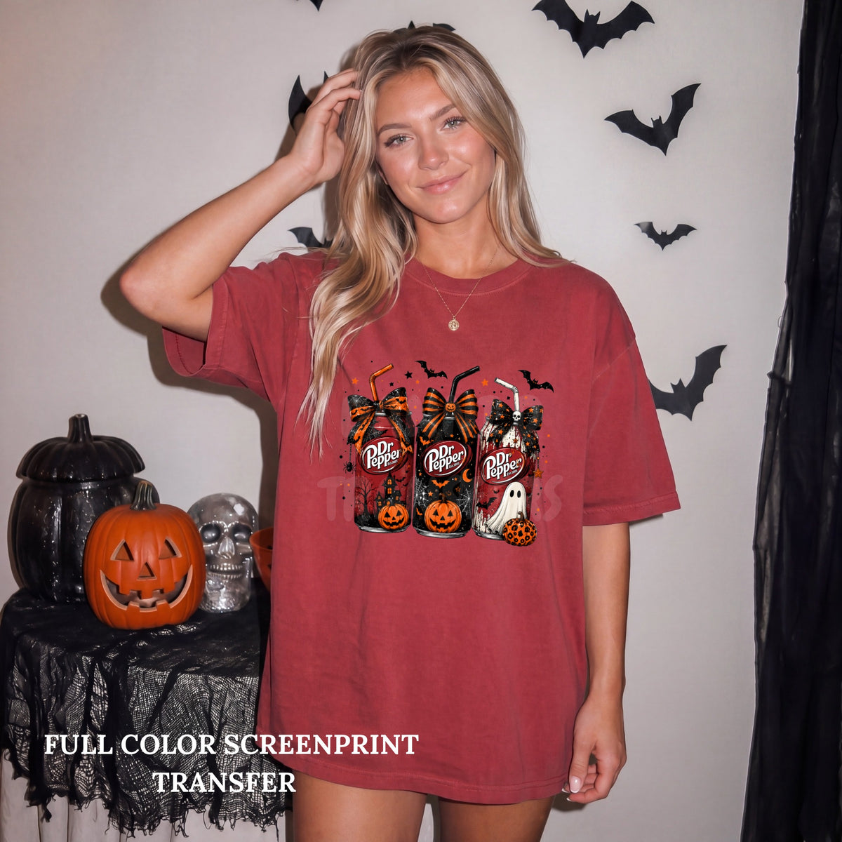 Dr P Halloween- Clear Film Screen Print