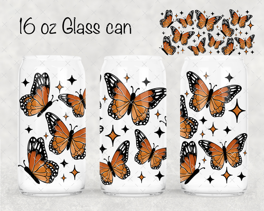 Monarch Butterflies UV Cup Wrap