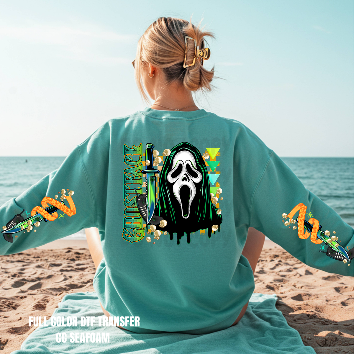 Neon GFace w/ 2 Sleeves-DTF TRANSFER