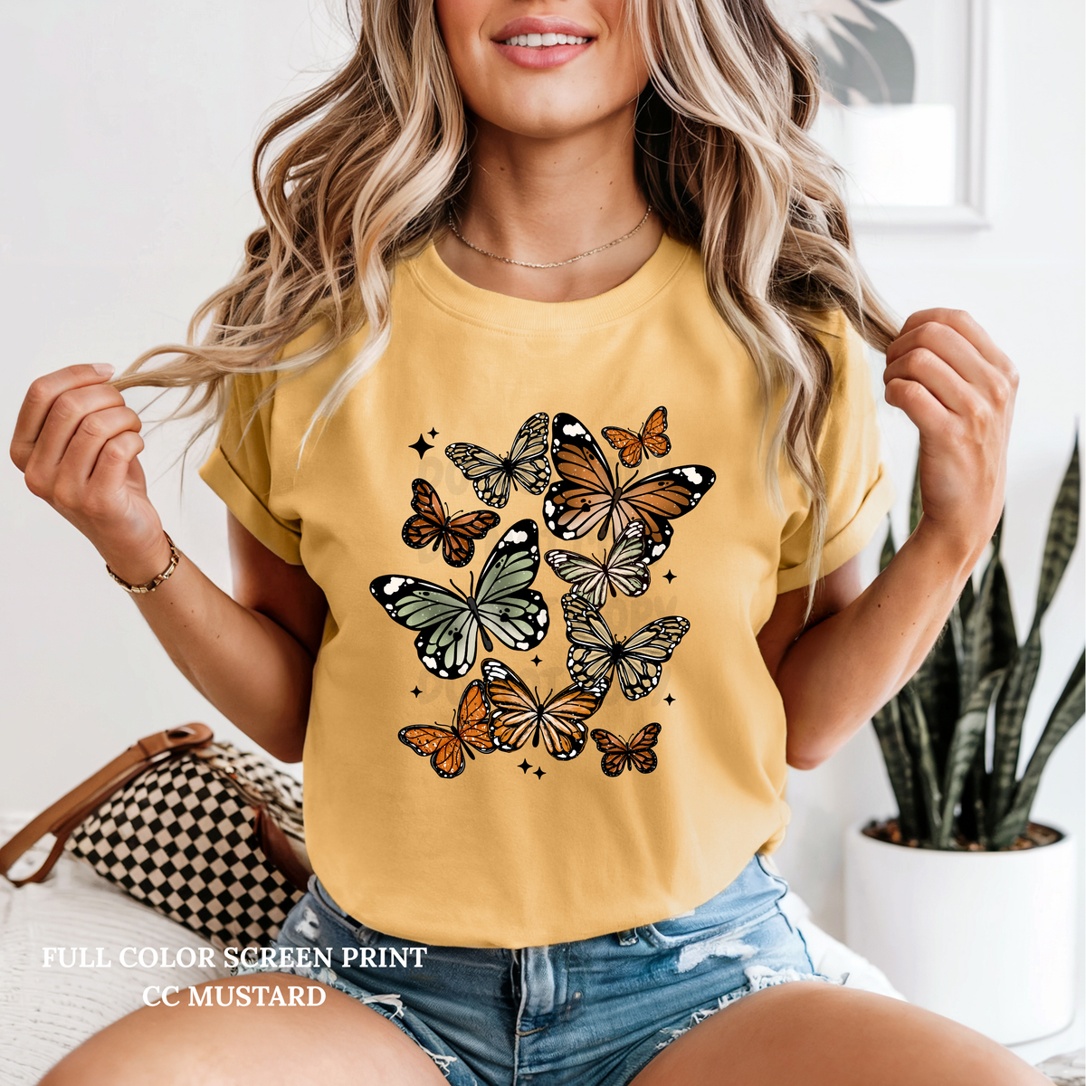 Neutral Butterflies-Clear Film