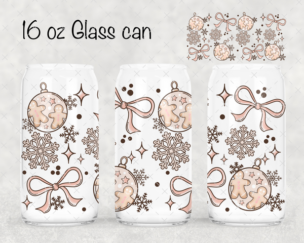 Neutral Coquette Ornaments UV Cup Wrap