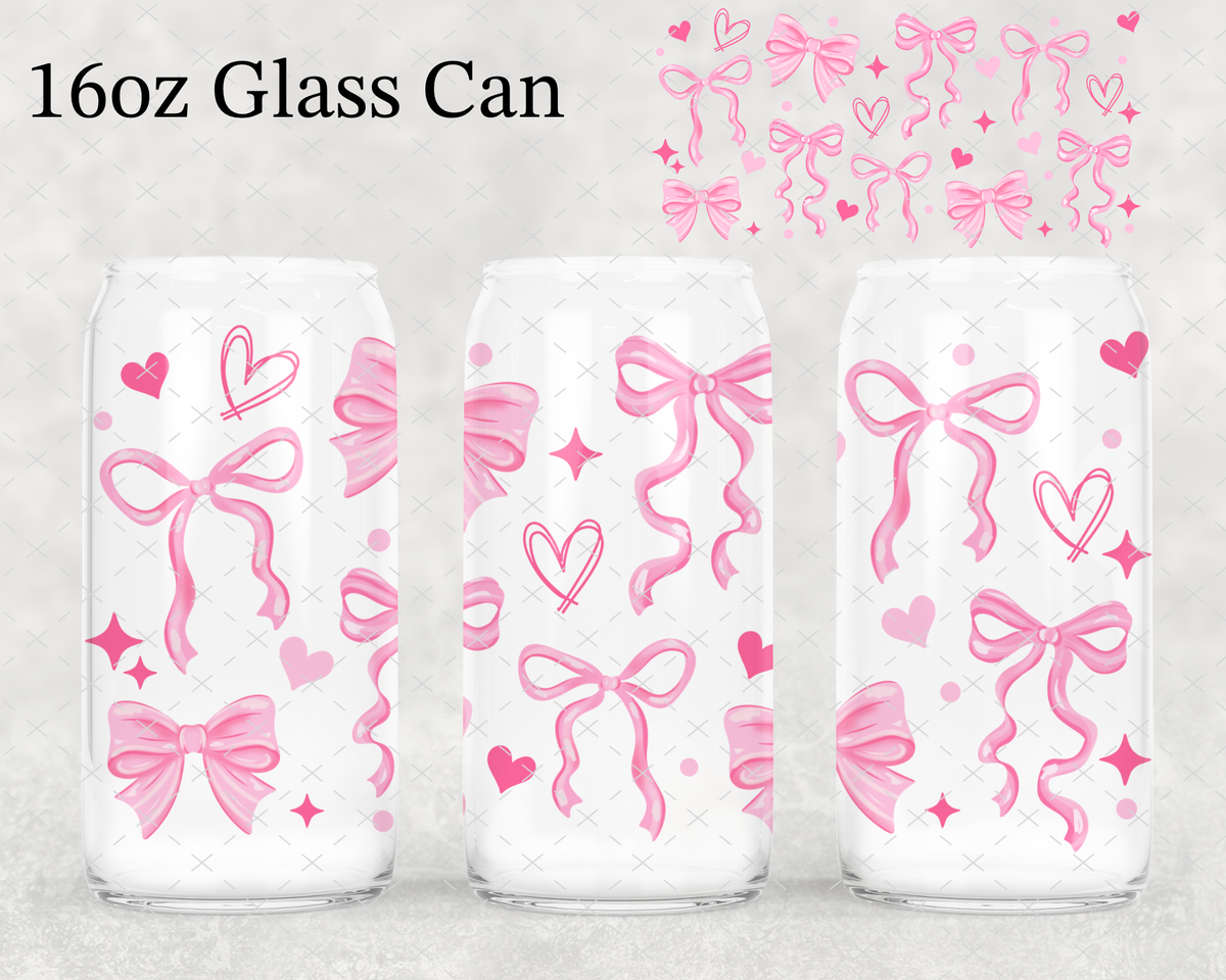 MTO Pink Bows UV Cup Wrap