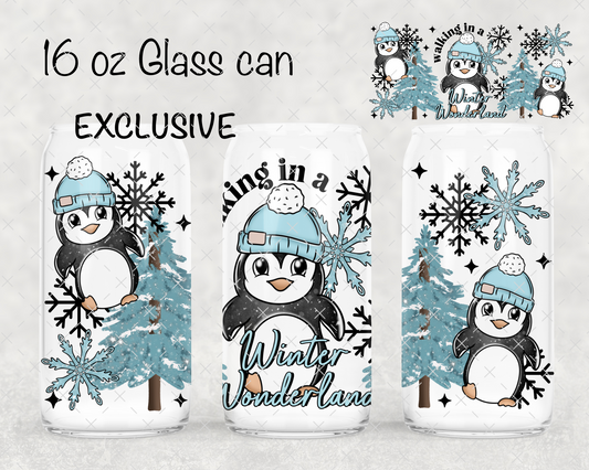 **EXCLUSIVE**Penguin Winter Wonderland UV Cup Wrap