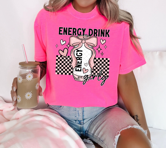 Pink Energy Drink - Clear Film