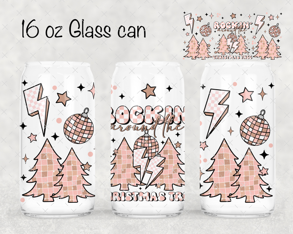 Rockin Around Christmas Tree UV Cup Wrap