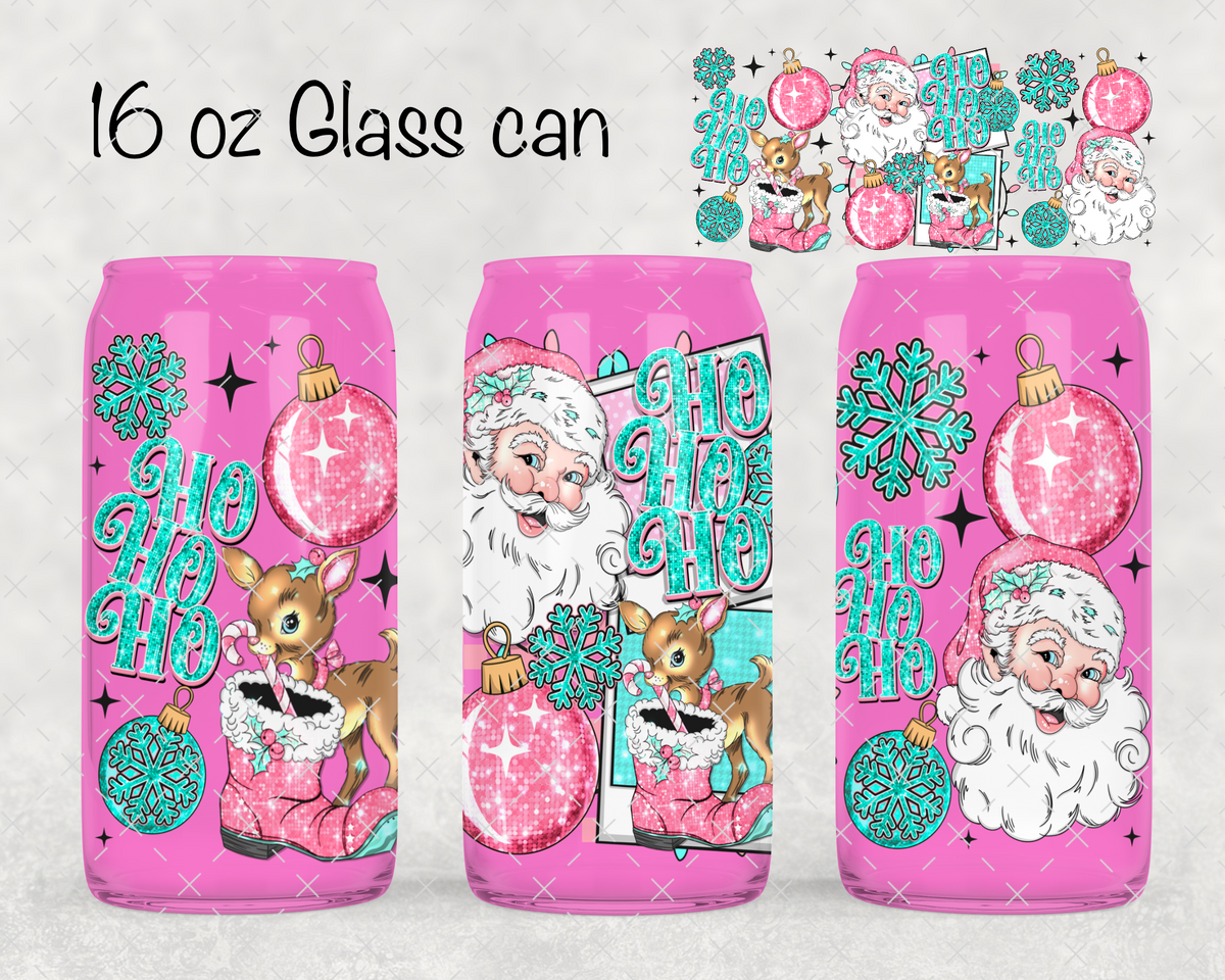 Sequin HoHoHo UV Cup Wrap