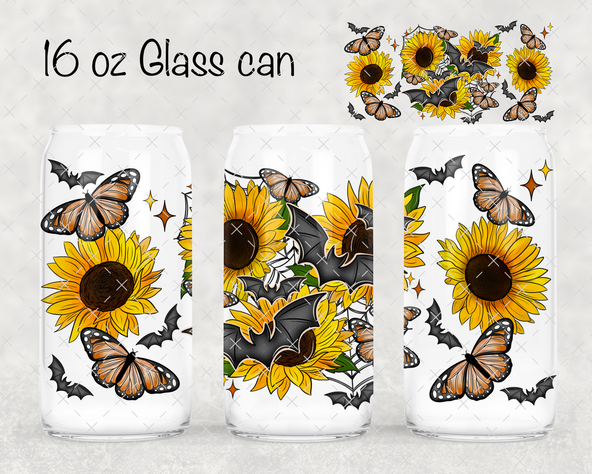 Sunflower Bats UV Cup Wrap