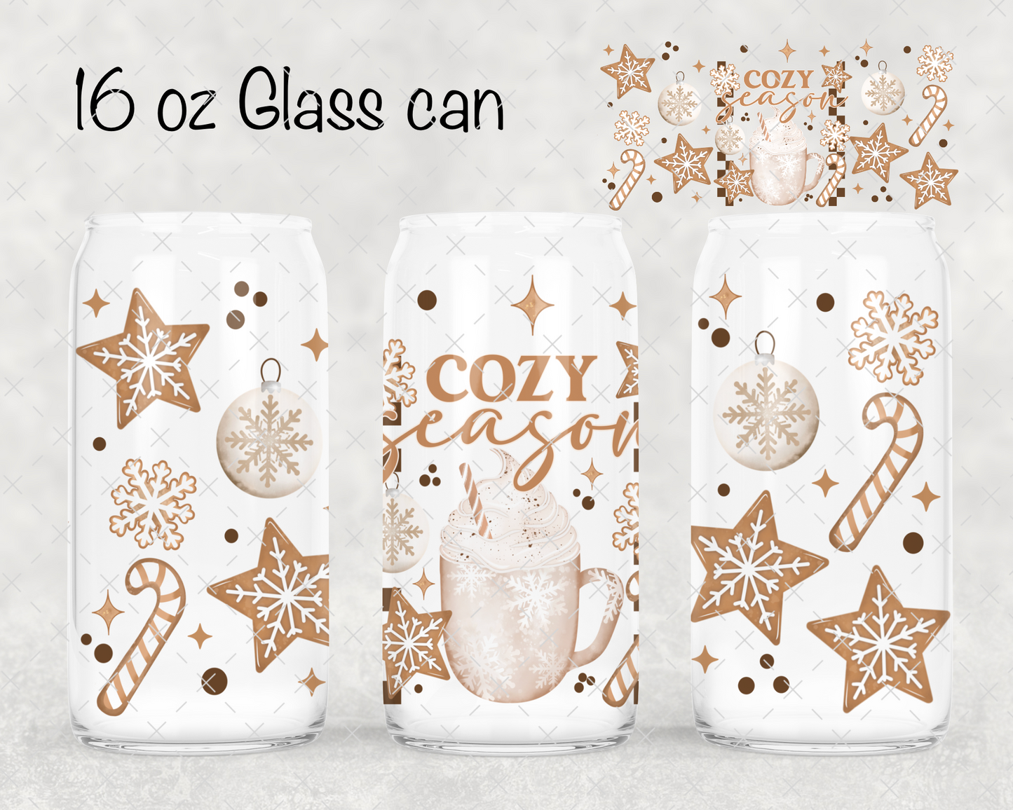 Tan Cozy Season UV Cup Wrap