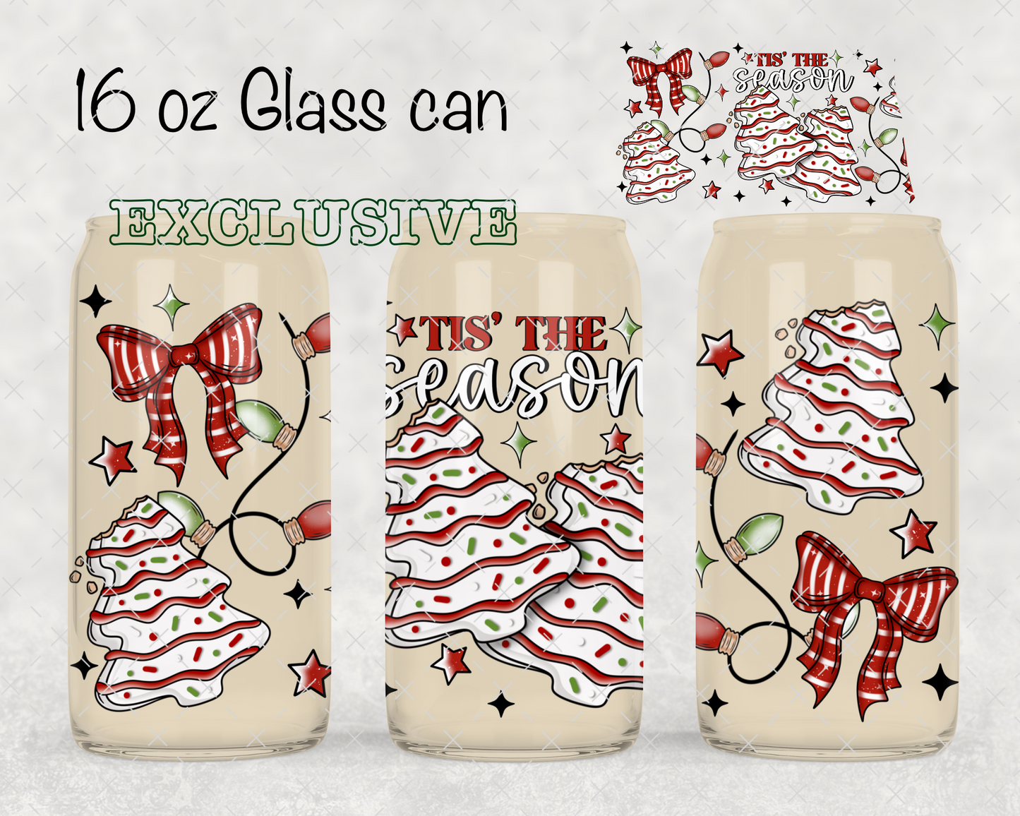 **EXCLUSIVE** Tis The Season Tree Cakes UV Cup Wrap