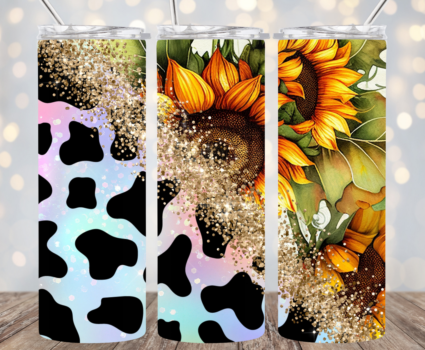 Sunflower cheetah Sublimation Print