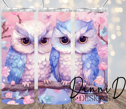 Pastel Owl sublimation Print