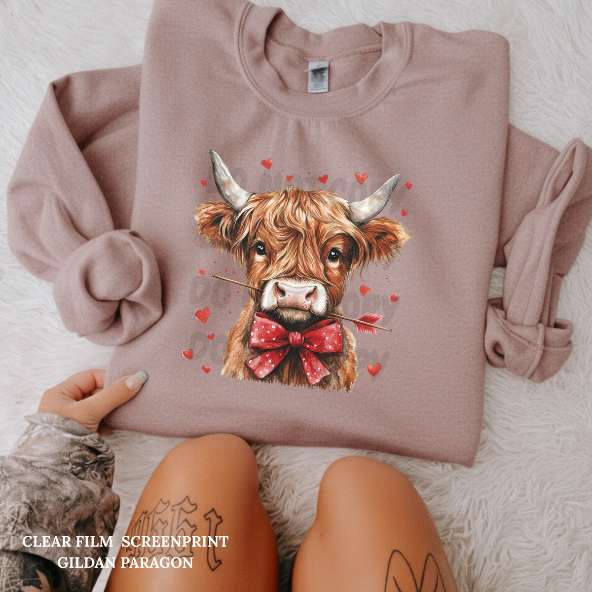 Valentine's Cow-Clear Film