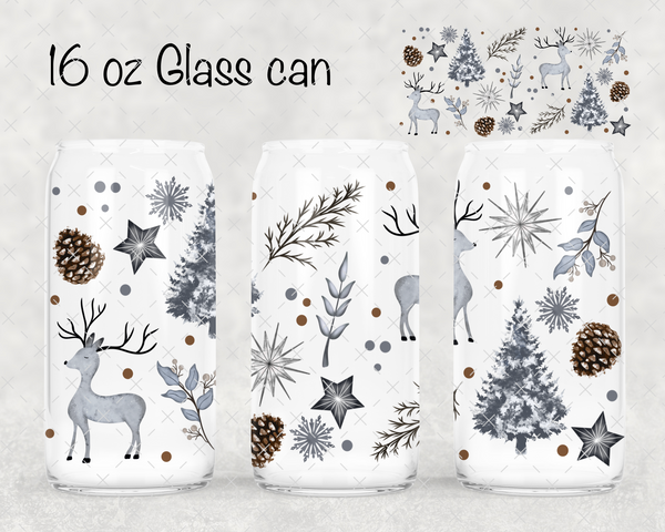 Winter Deer UV Cup Wrap