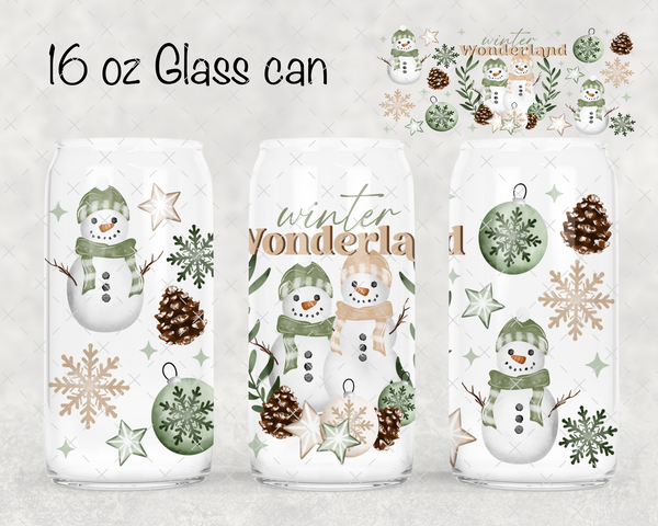 Winter Wonderland Snowmen UV Cup Wrap