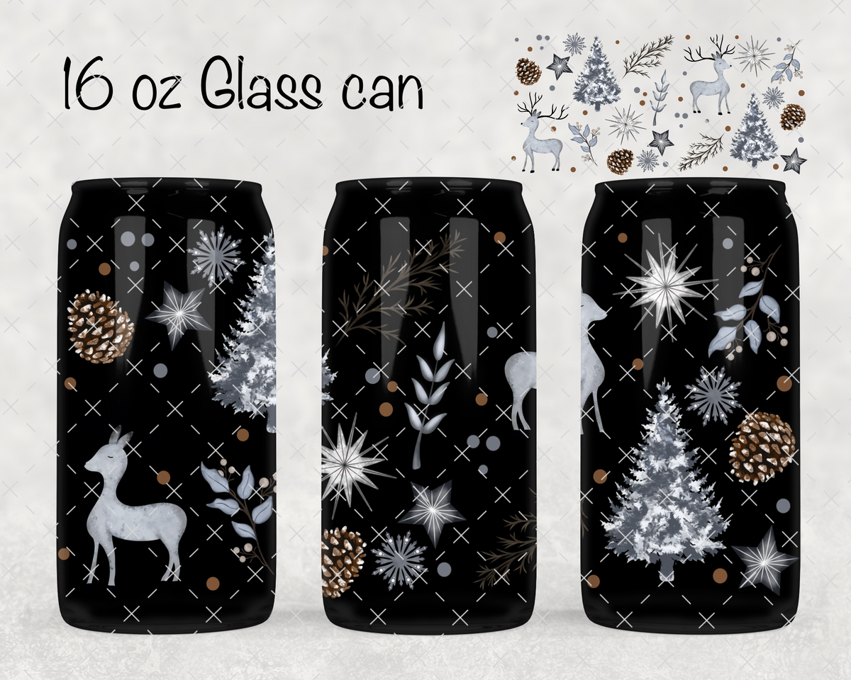 Winter Deer UV Cup Wrap