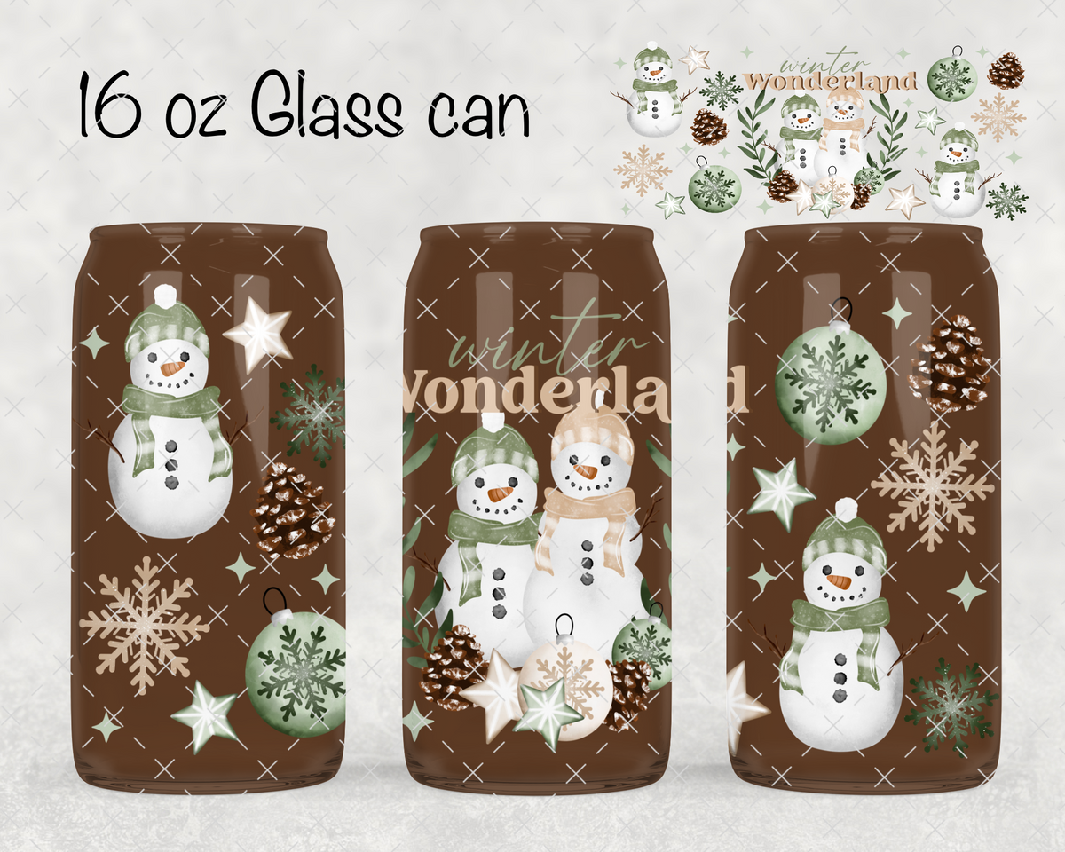 Winter Wonderland Snowmen UV Cup Wrap