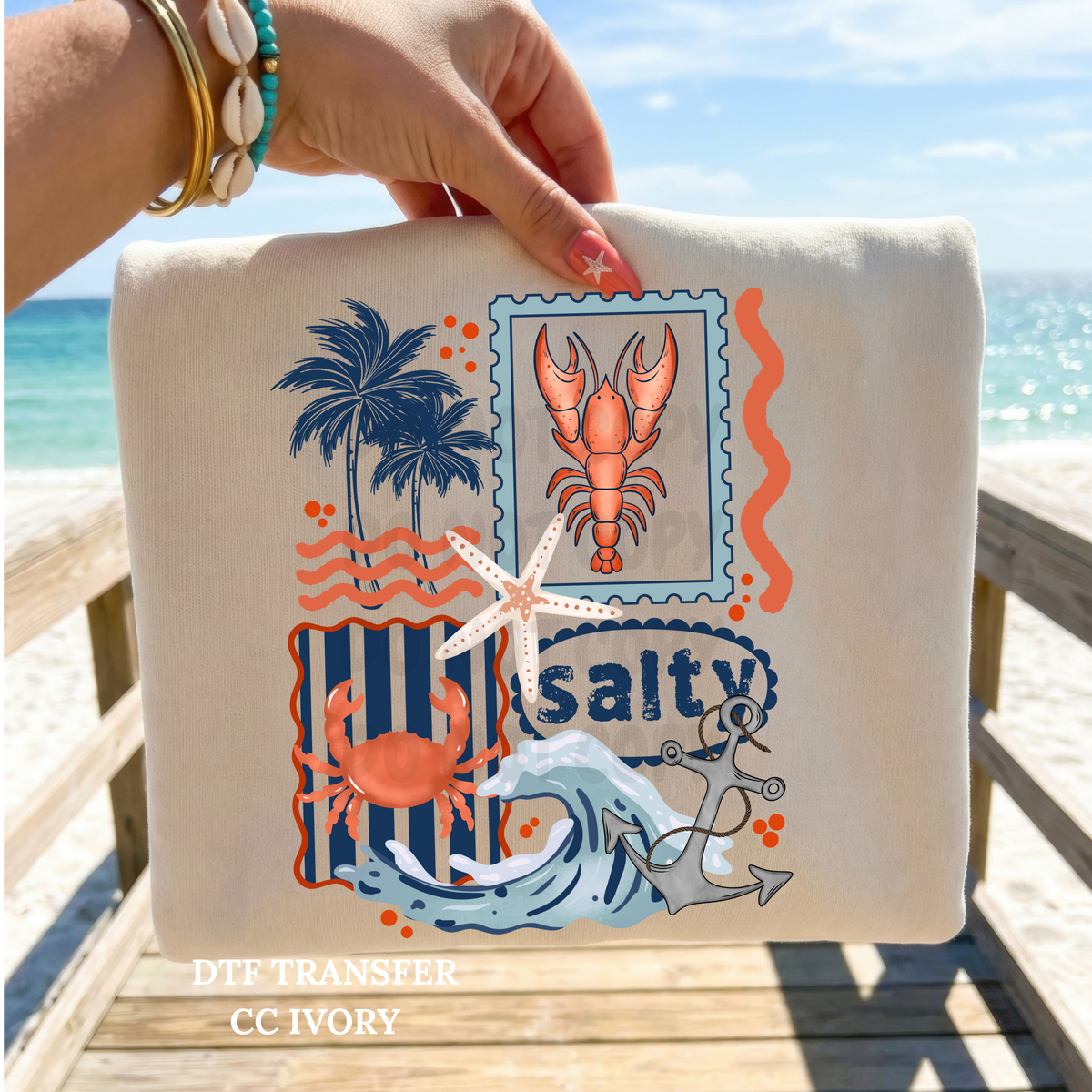 Salty Lobster -DTF TRANSFER
