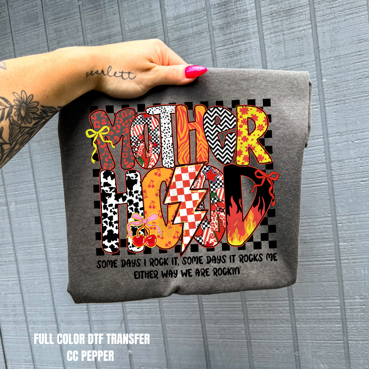 MOTHERHOOD FLAME-DTF TRANSFER
