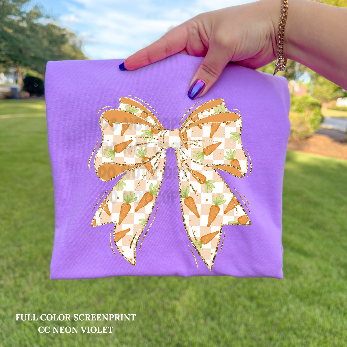 Carrot Bow -Clear Film