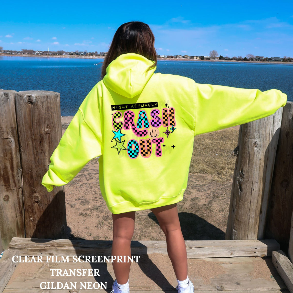Crash Out-Clear Film Screen Print