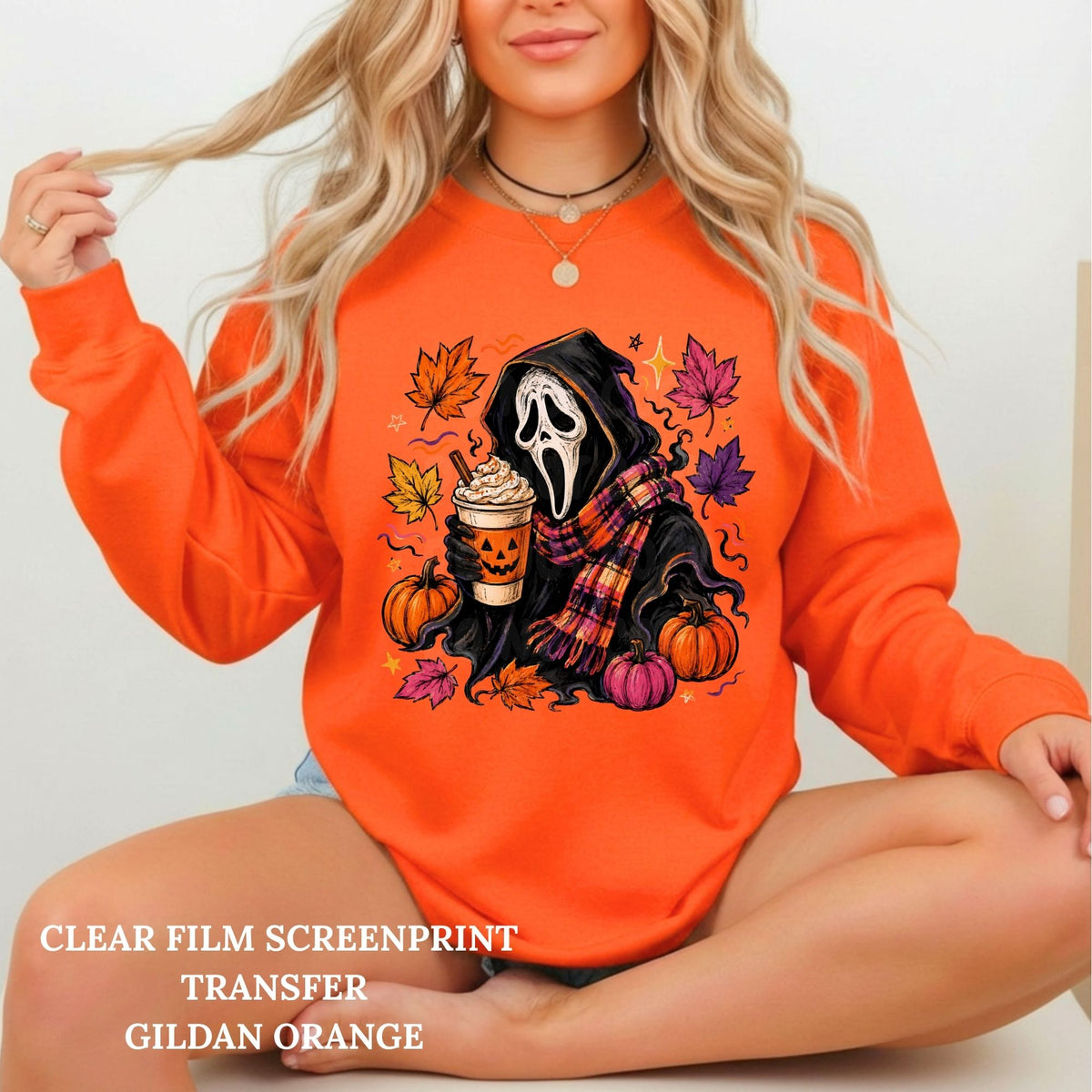 Fall G Face -Clear Film Screen Print
