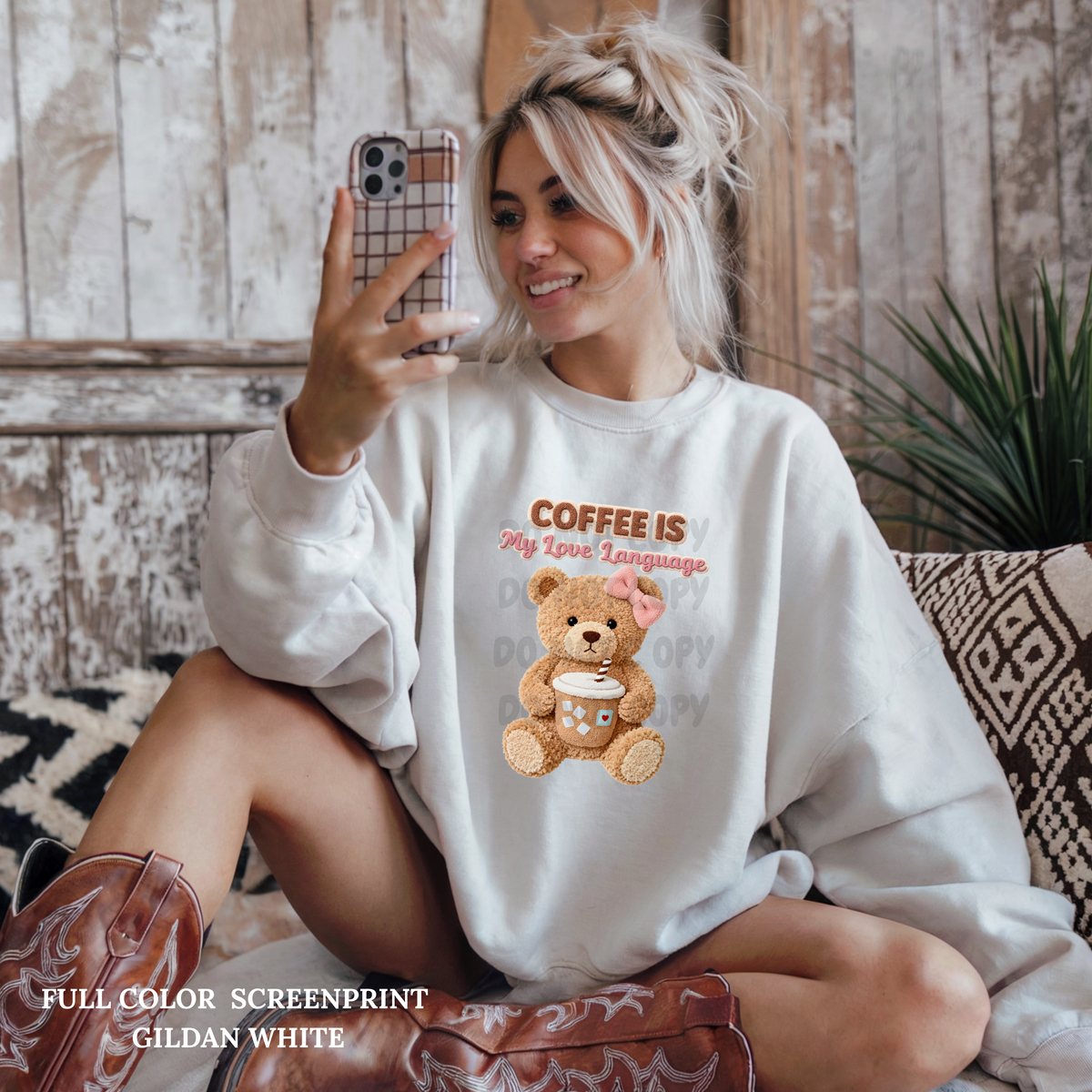 Love Language Bear -Clear Film