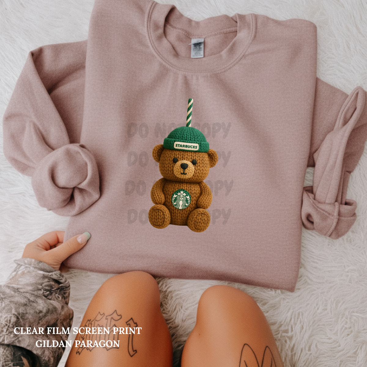 Knit Starbs Bear-Clear Film