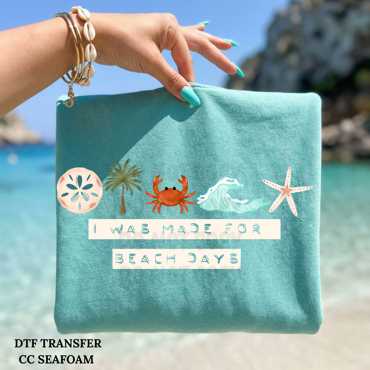 Made For Beach Days -DTF TRANSFER