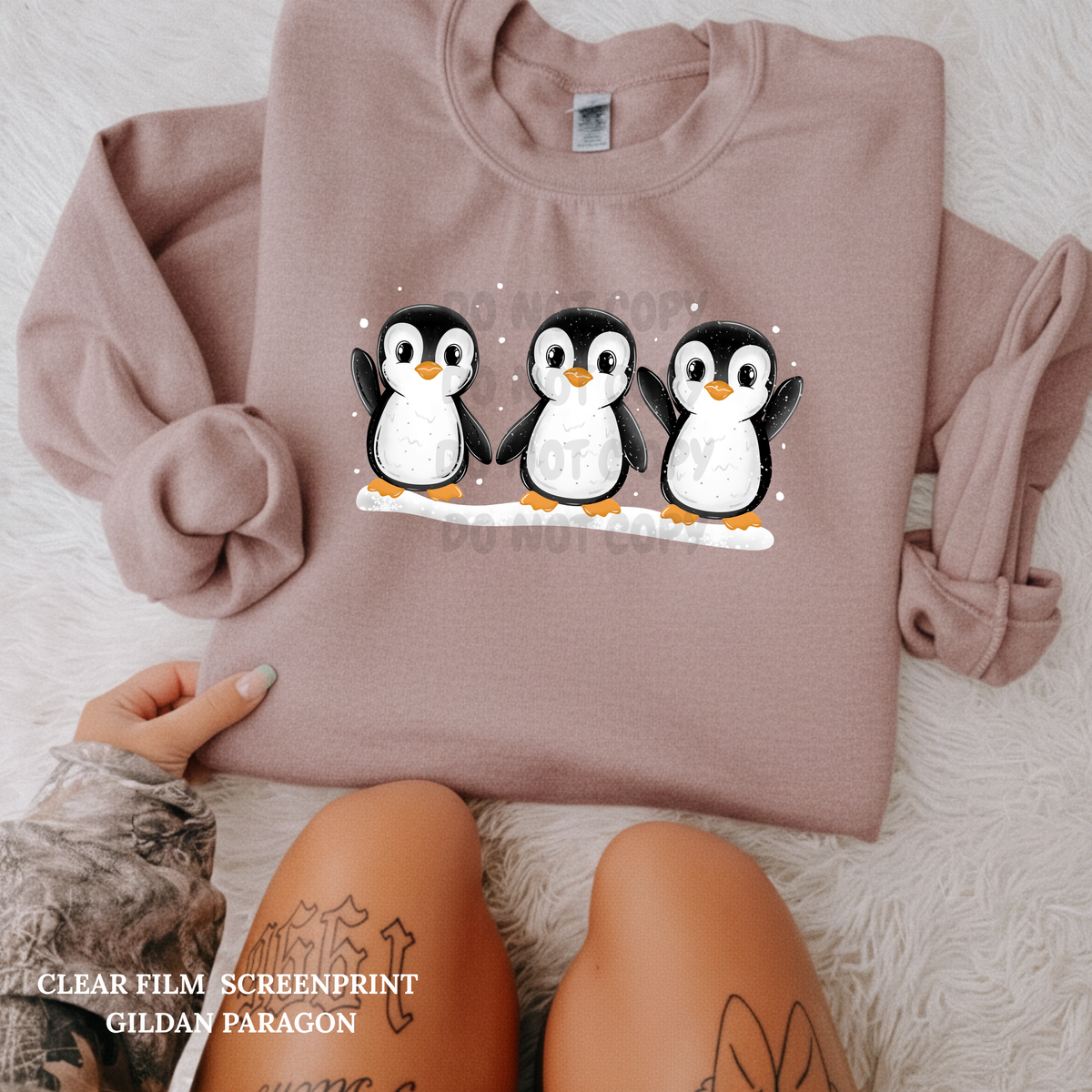 Triple Penguins-Clear Film