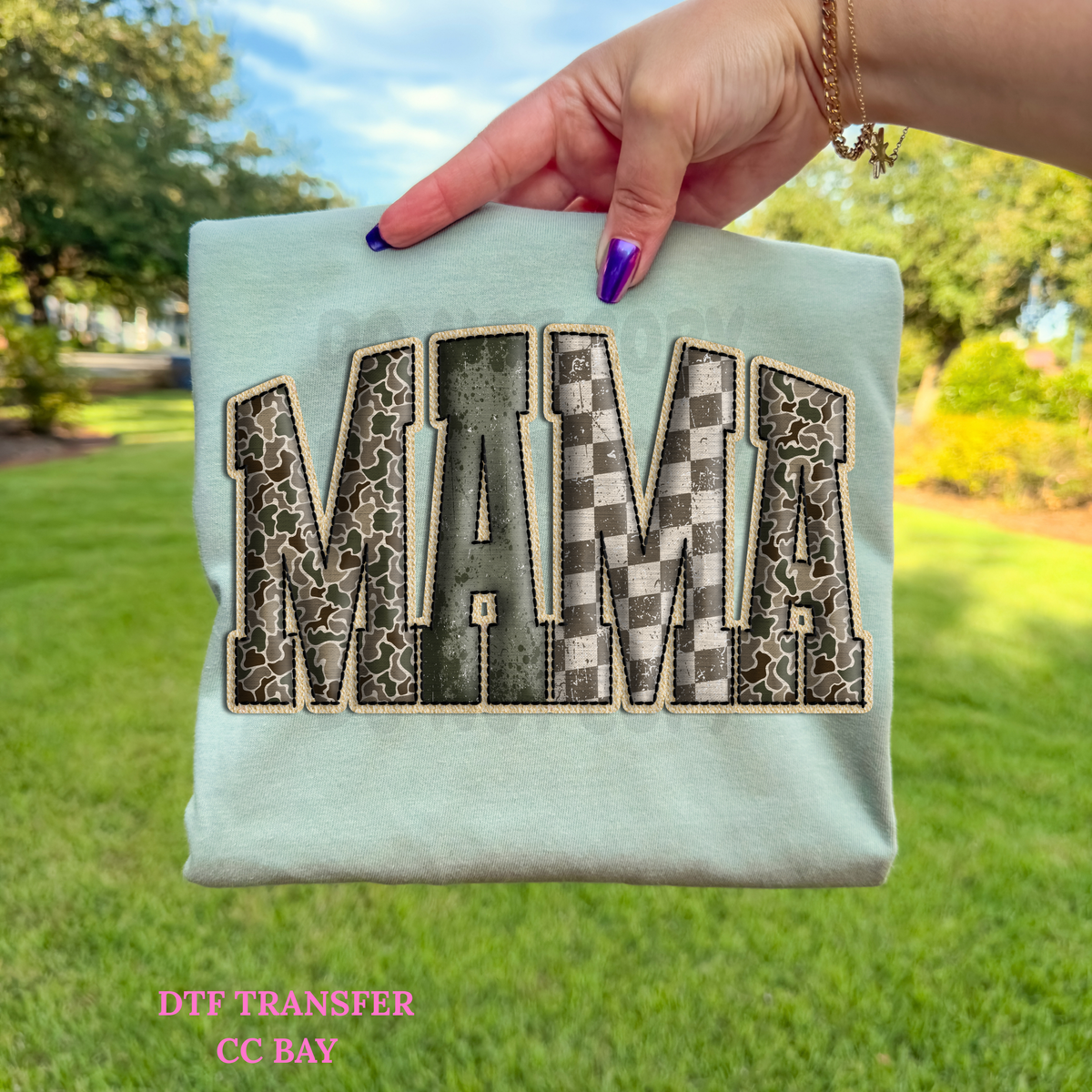Mama Camo-DTF TRANSFER