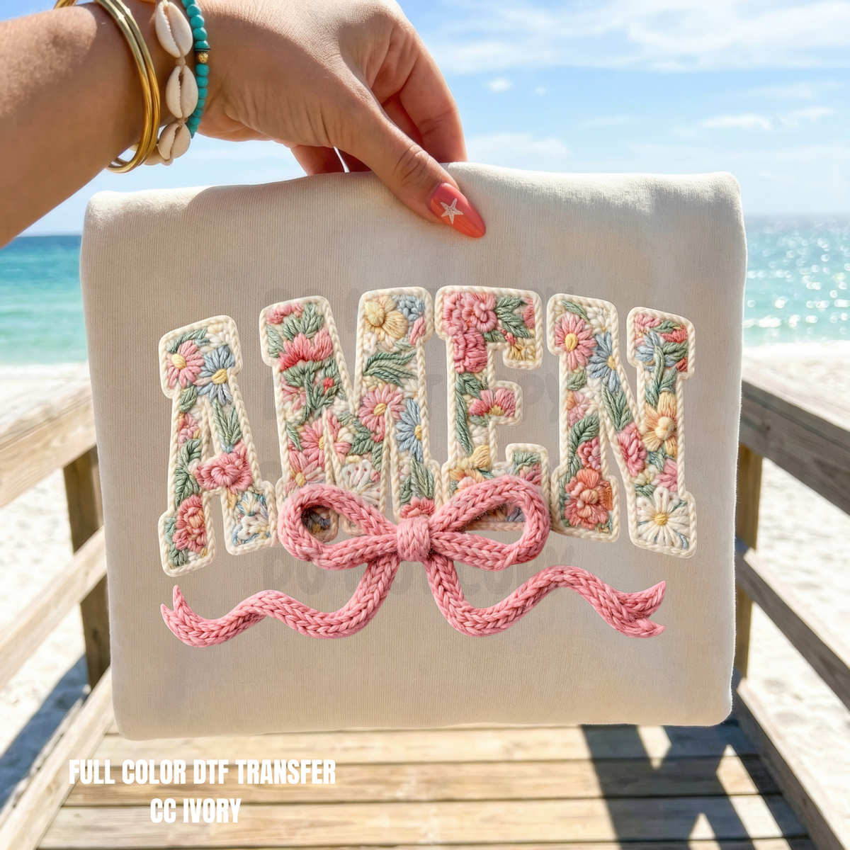Knit Amen-DTF TRANSFER