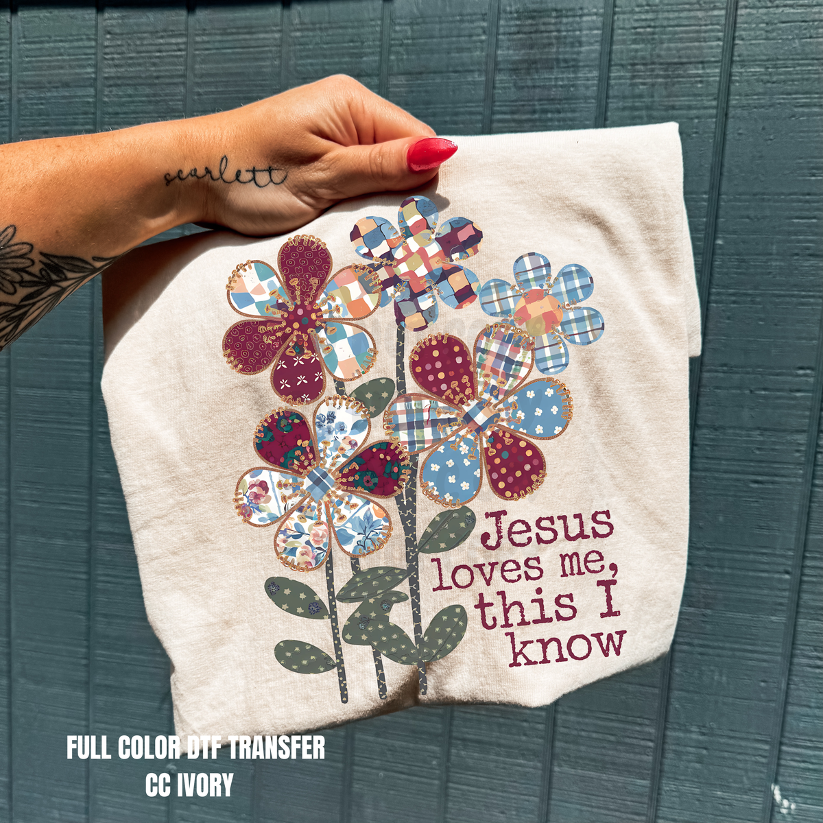 Jesus Loves Me-DTF TRANSFER