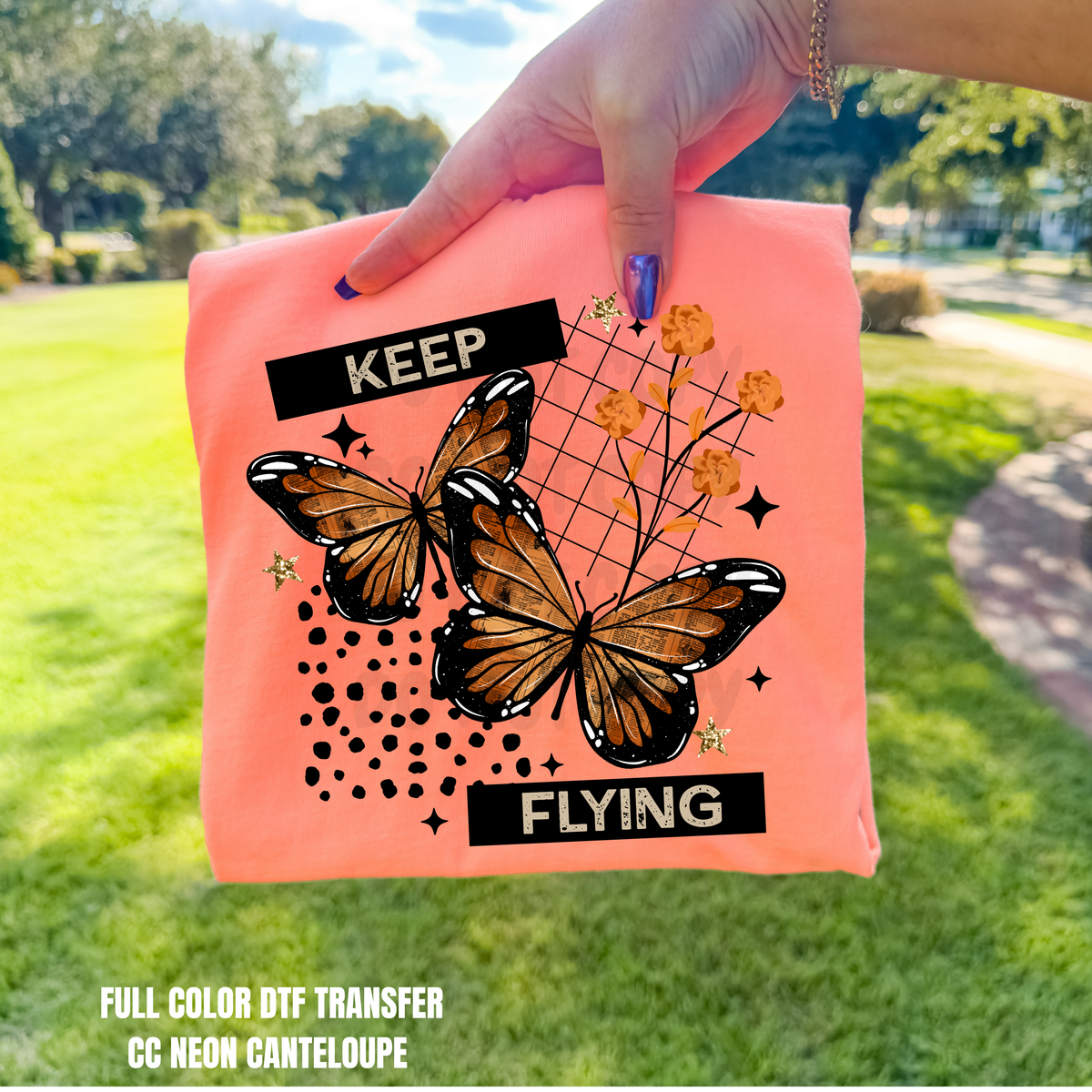 KEEP FLYING-DTF TRANSFER
