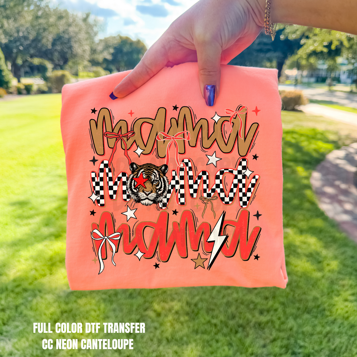 Checker Triple Mama-DTF TRANSFER