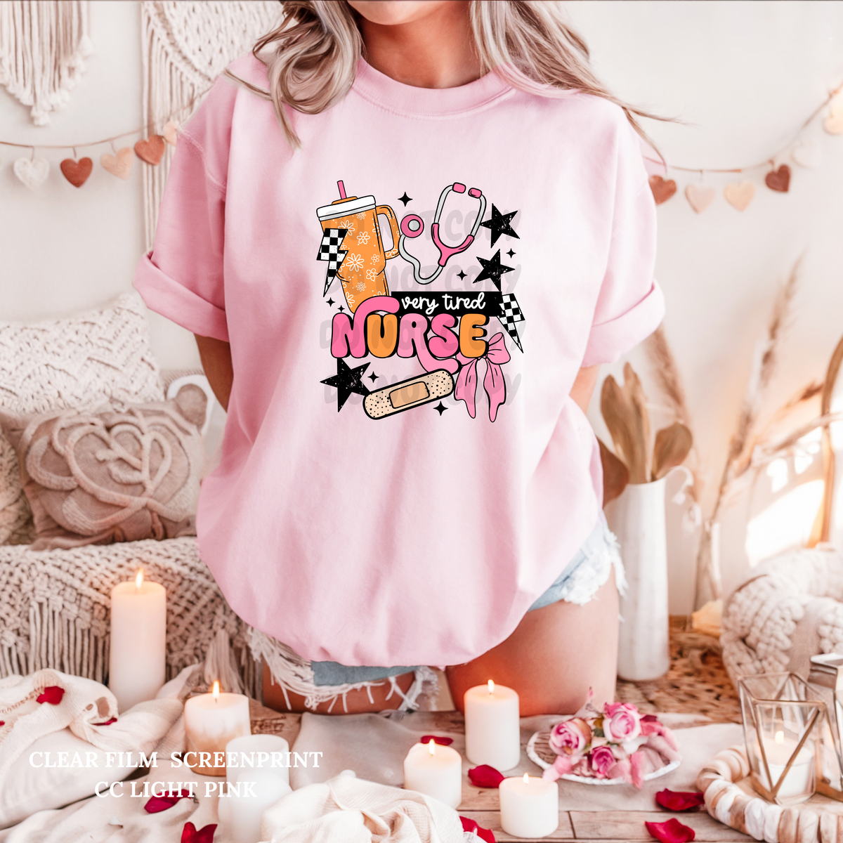 Very Tired Nurse -Clear Film