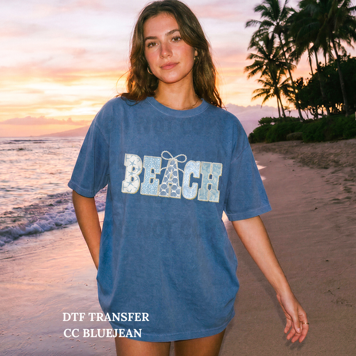 Beach Faux Pearl-DTF TRANSFER