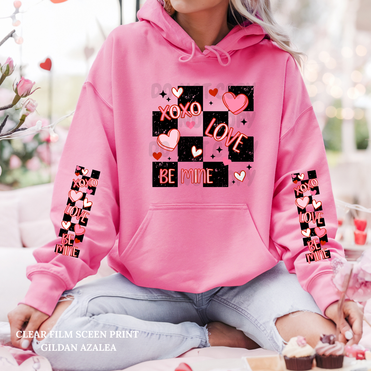 Be Mine Checker w/ 2 Sleeves-Clear Film