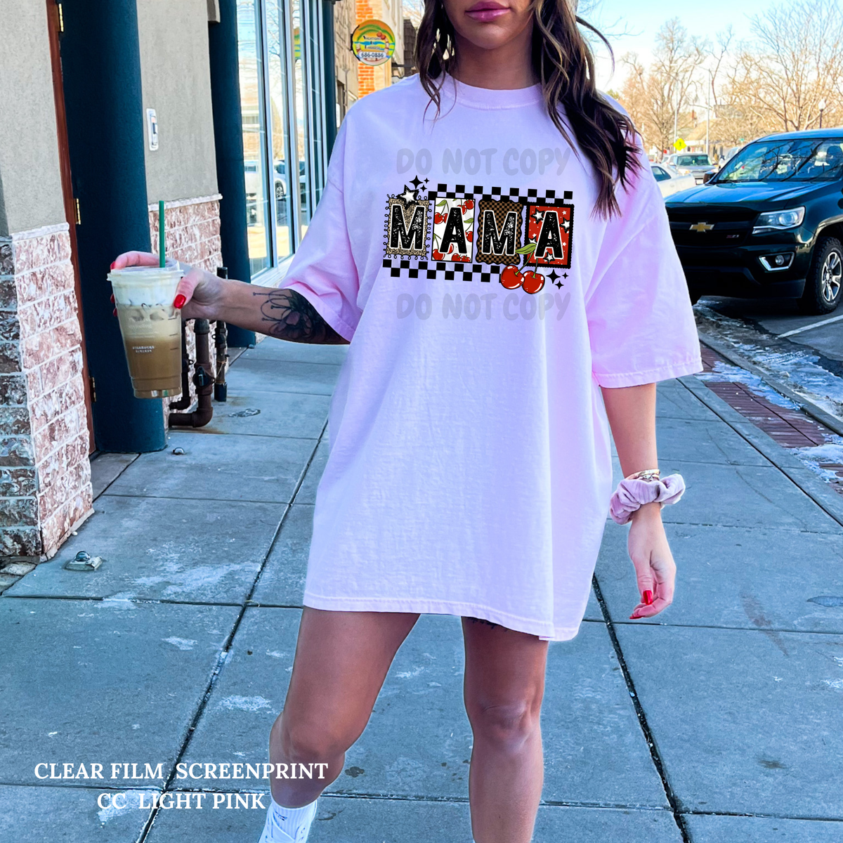 Checker Cherry Mama -Clear Film