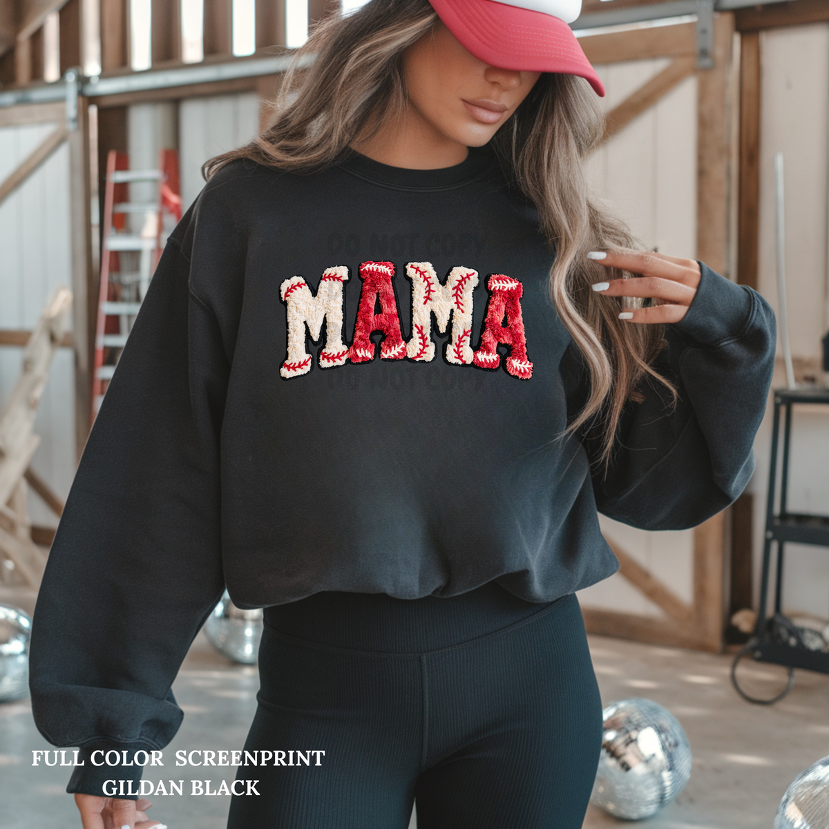 Baseball Mama-Clear Film