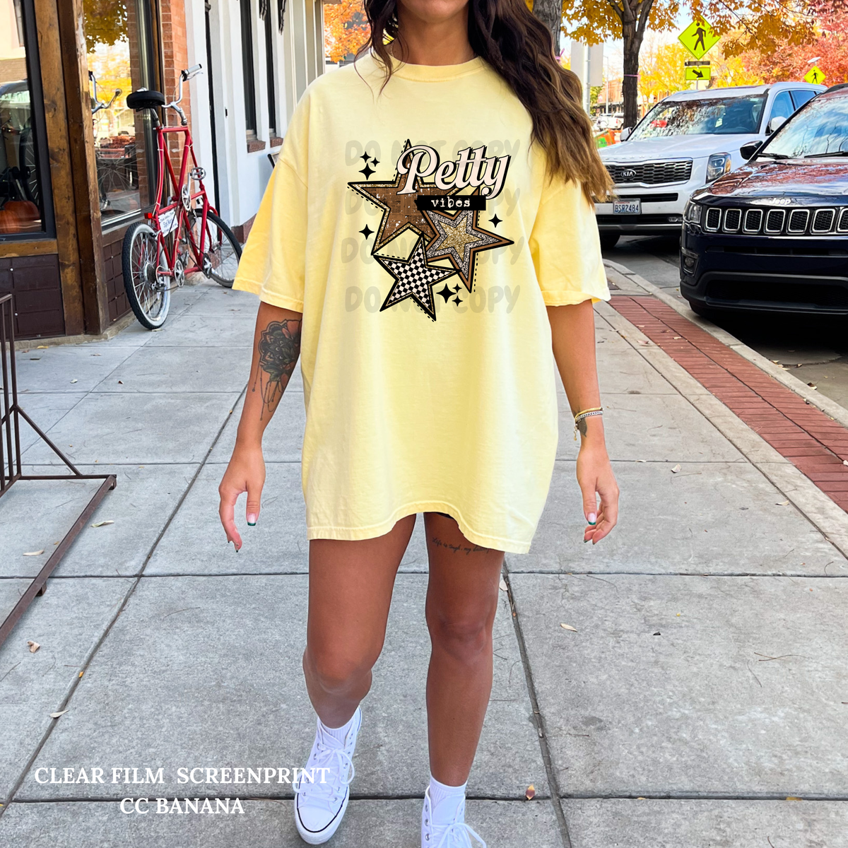 Petty Vibes Stars-Clear Film