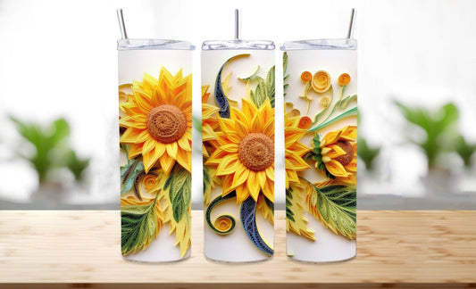 Sunflower 3D sublimation print