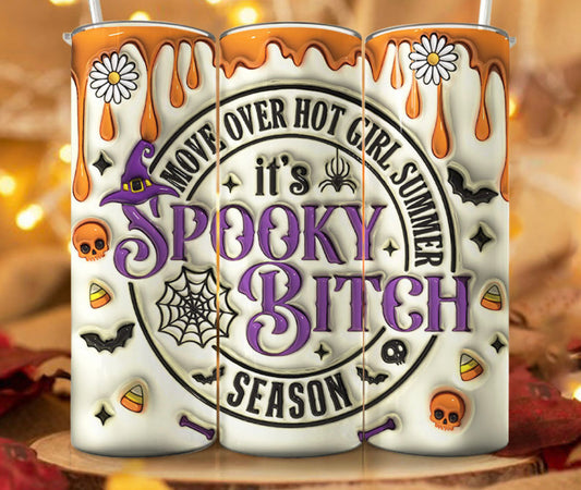 Spooky bitch sublimation transfer