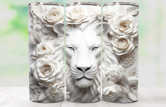 3D lion sublimation print