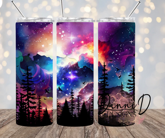 Night sky scene Sublimation print