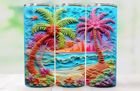 3D island sublimation print