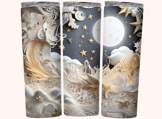 3D night sky sublimation transfer