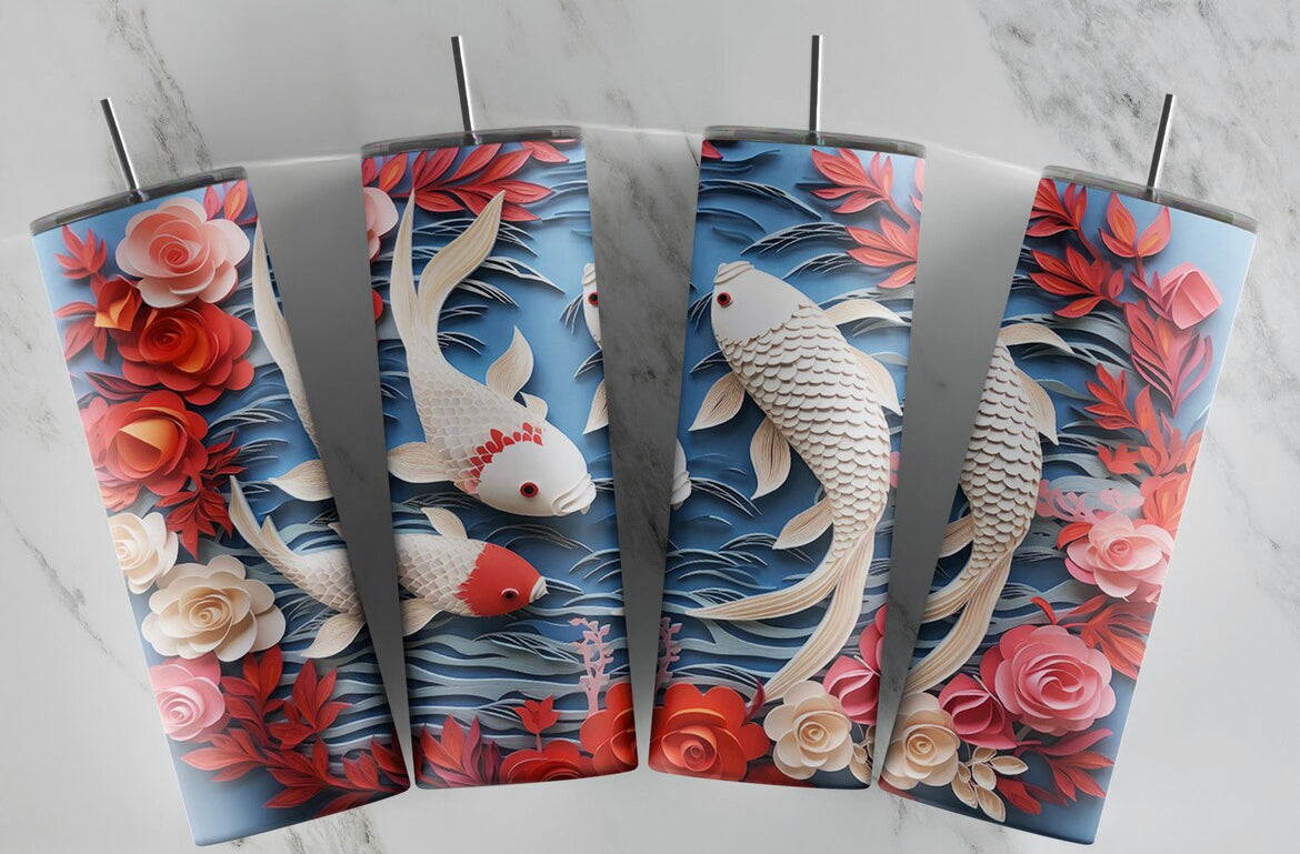 3D coi fish sublimation transfer