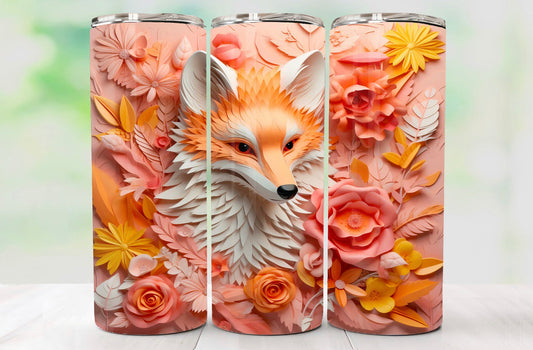 3D fox sublimation print